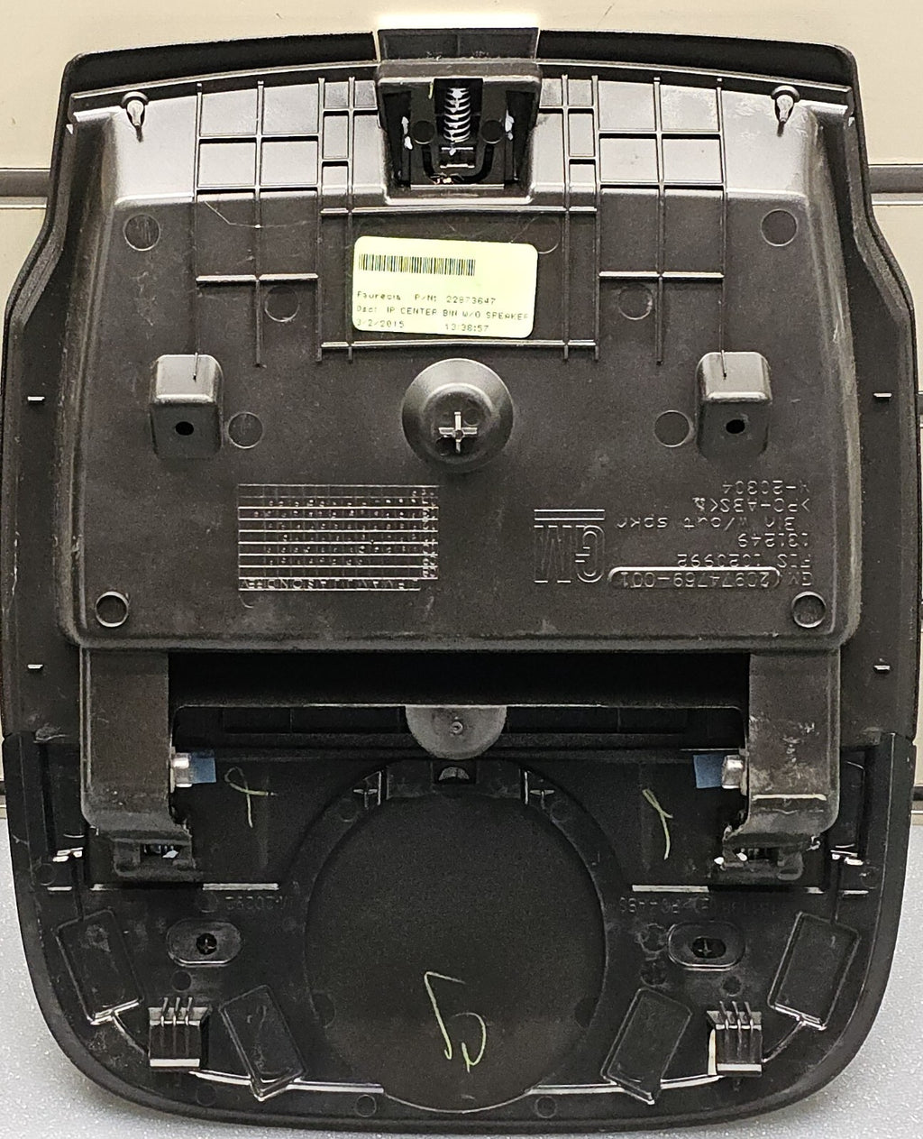🔥10-15 EQUINOX TERRAIN CENTER DASH STORAGE CUBBY BIN COMPARTMENT BOX BLACK OEM