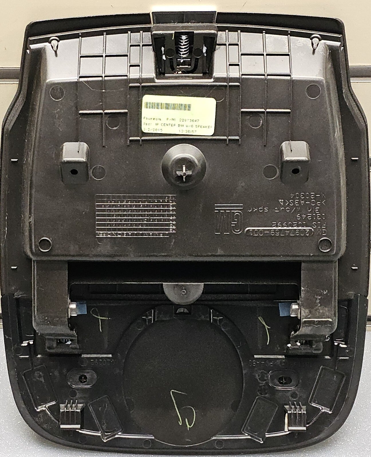 🔥10-15 EQUINOX TERRAIN CENTER DASH STORAGE CUBBY BIN COMPARTMENT BOX BLACK OEM