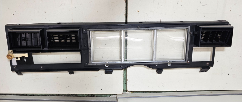 🔥81-89 LINCOLN TOWN CAR DASH INSTRUMENT SPEEDOMETER CLUSTER BEZEL PANEL WOOD