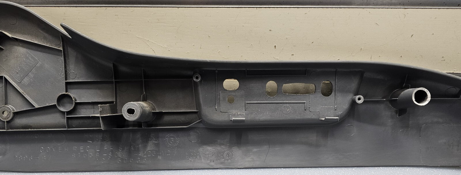 🔥2003-2008 HONDA PILOT GRAY DRIVER RECLINE POWER SEAT COVER TRIM PANEL OEM