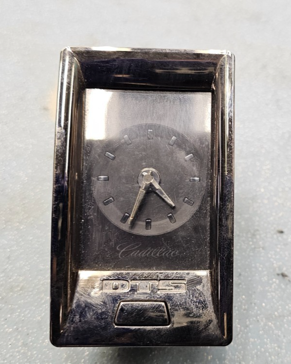 🔥06-11 Cadillac DTS Center Analog Clock Display Panel Assembly Silver OEM