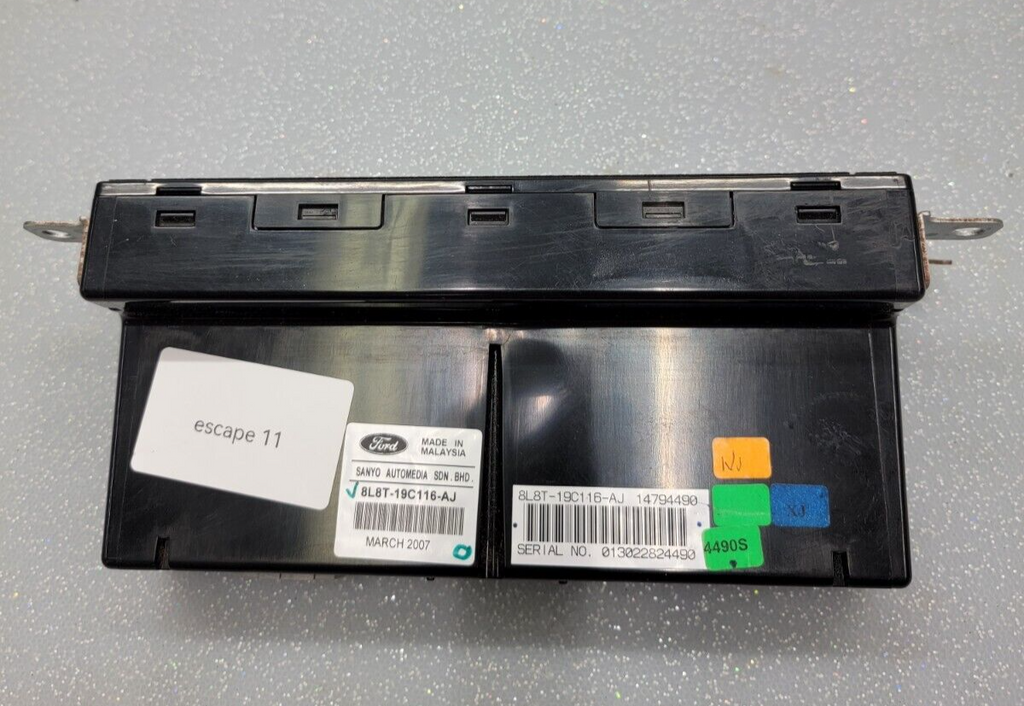 2008-2012 Ford Escape Mariner Tribute Dash Clock Radio Display/FE