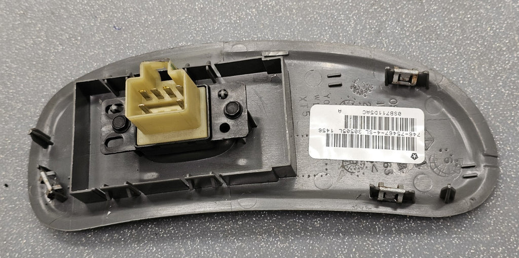 🔥01-07 Caravan Town Country Front Right Passenger Window Door Lock Switch Gray