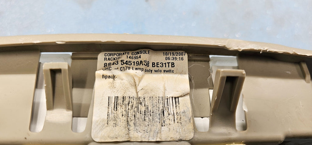 🔥09-11 Ford Focus Overhead Console Dome Map Light Lamp TAN OEM