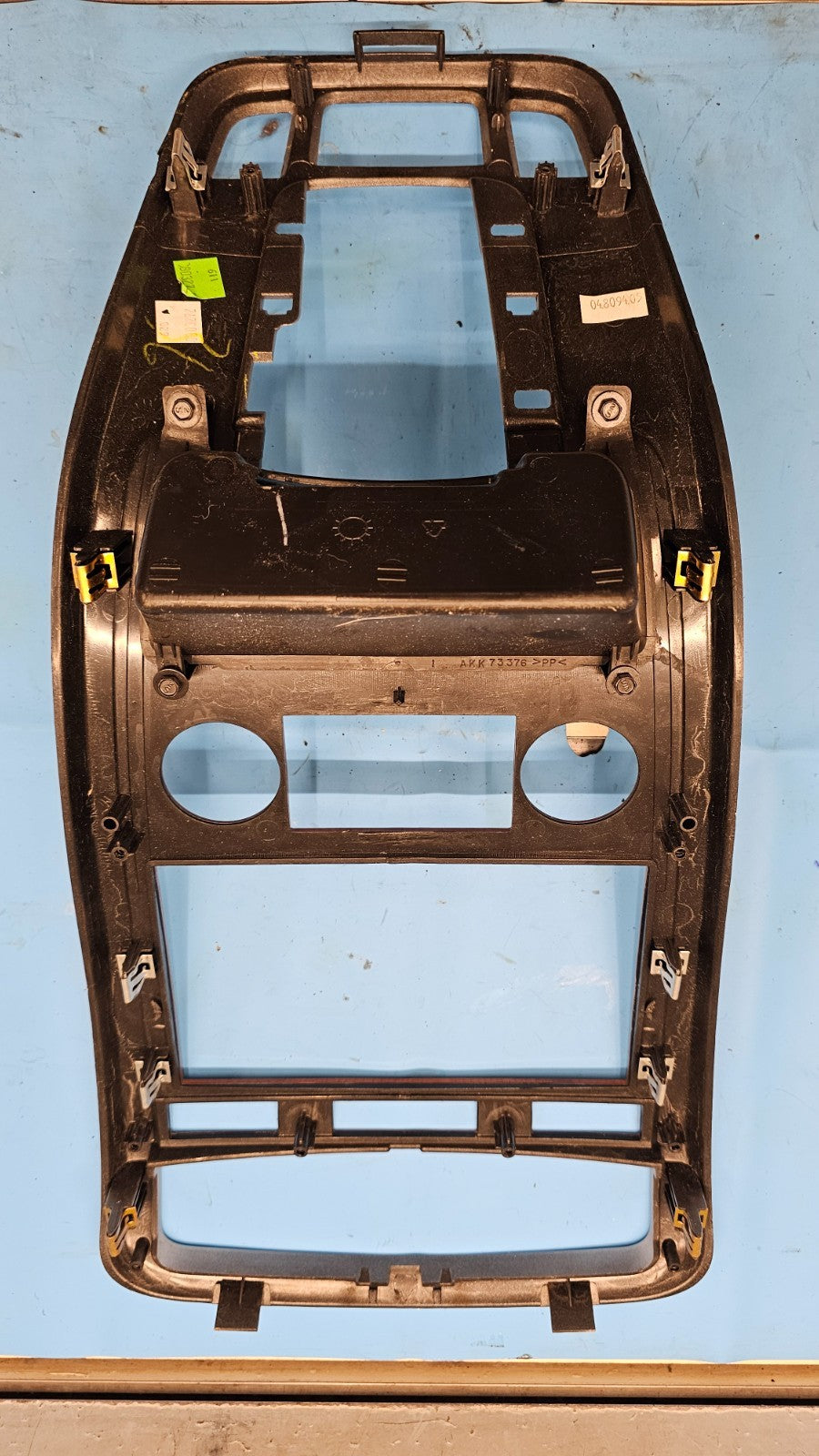 🔥07-09 Equinox Center Dash Radio Climate Surround Bezel Trim SILVER/WOOD B43