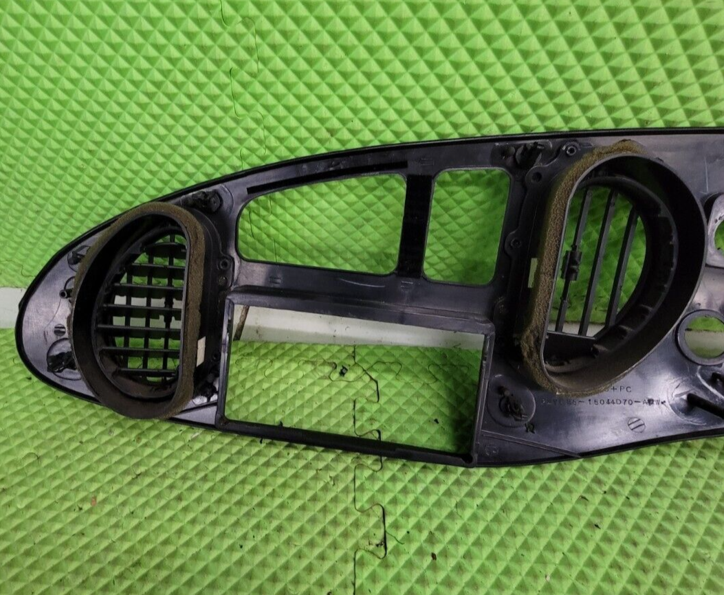 🔥97-03 Ford E-150 Econoline Dash Gauge Cluster Bezel Climate Radio Trim Black
