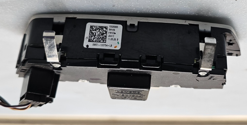 🔥12-18 Ford Focus MK3 Overhead Console w/Sunroof Switch Trim Bracket Frame TAN