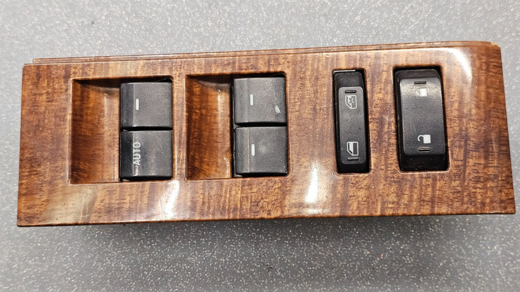 🔥06-10 EXPLORER MOUNTAINEER FRONT LEFT DRIVER MASTER WINDOW LOCK SWITCH WOOD