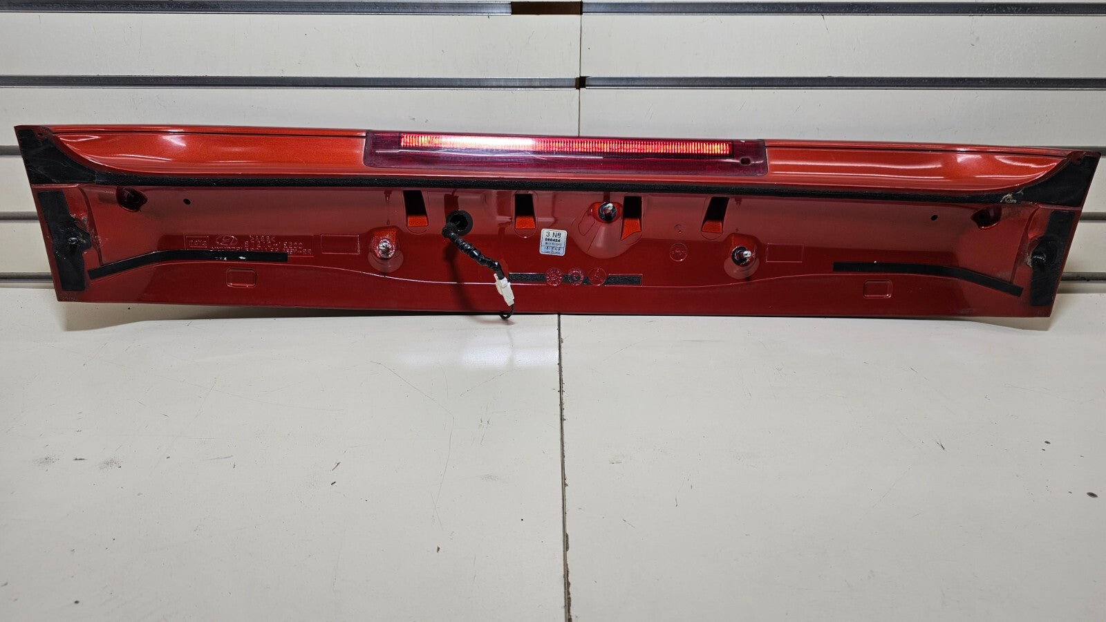🔥05-11 Accent Rear Tail Lift GateTrunk Spoiler 3rd Brake Light Molding Orange