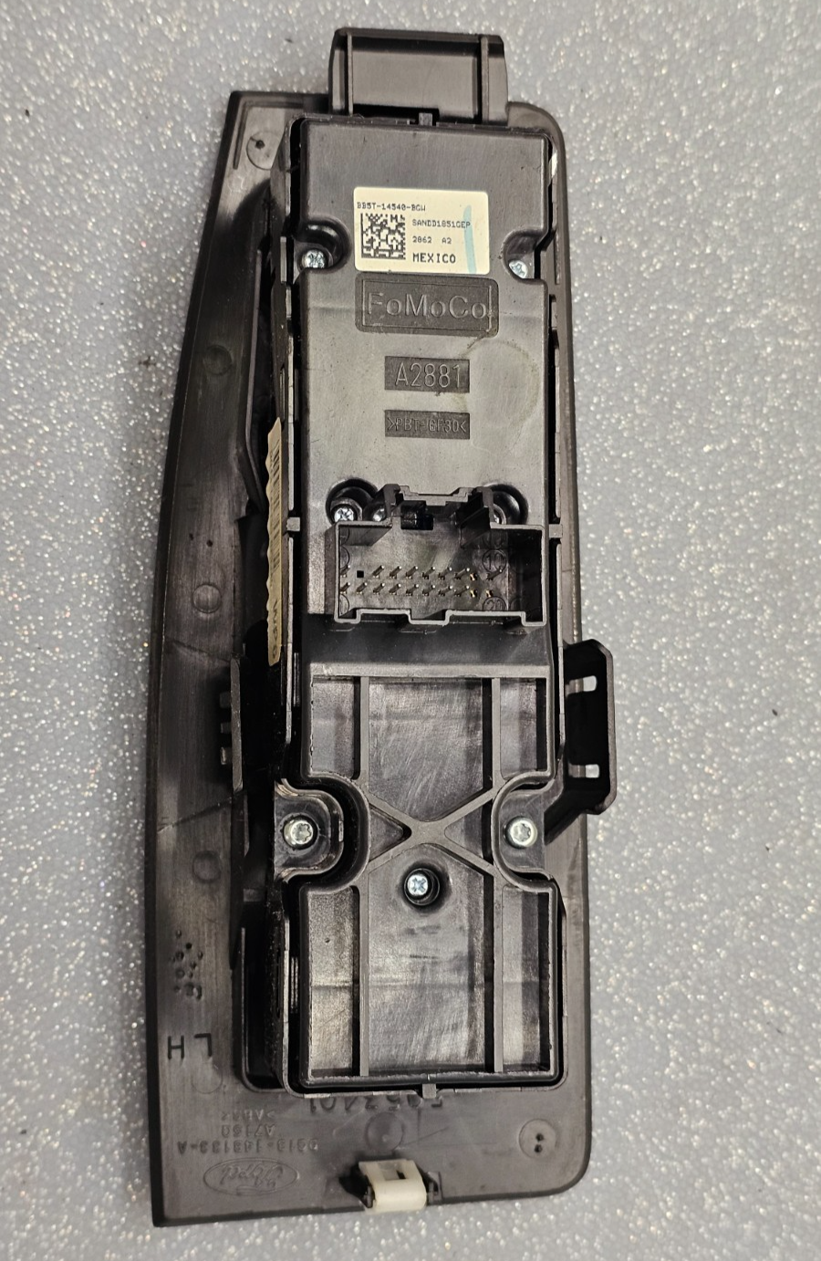 🔥11-19 Taurus Explorer Left Driver Master Door Window Power Switch Lock Black