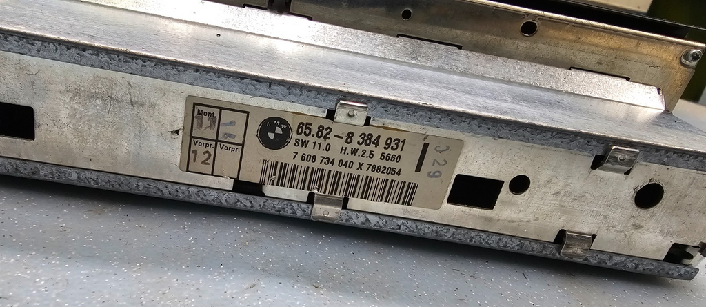 🔥97-03 BMW E39 5-Series On Board Radio Info Multi Display Black