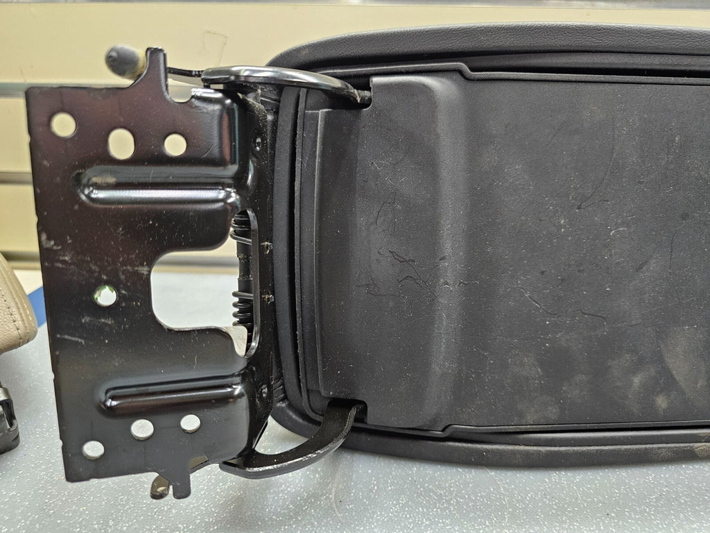 🔥13-16 DODGE DART CENTER CONSOLE ARM REST LID LEATHER BLACK TOP PAD COVER BLACK