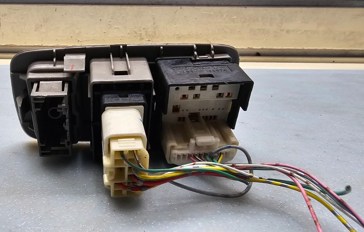 🔥04-16 Sienna Yaris Sequoia Scion tC Dash Mirror Control Switch Assembly Tan
