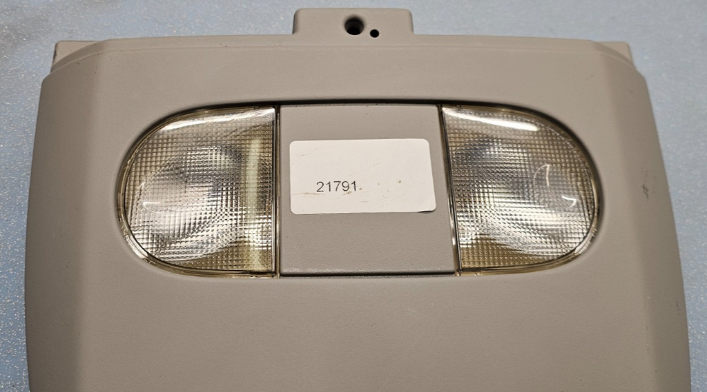 🔥04-08 Ford F150 Overhead Console Front Center Dome Map Lights Roof Rail Gray