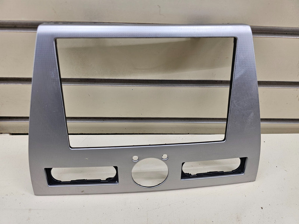 06-09 Ford Fusion Mercury Milan Front Center Dash Trim Panel Radio Bezel SILVER