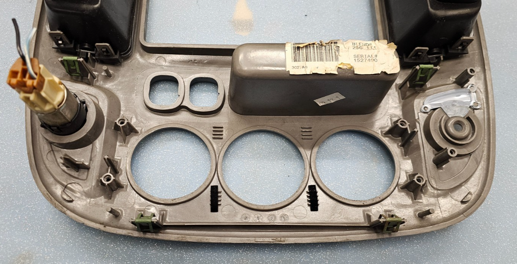🔥2001-2007 FORD ESCAPE CENTER DASH RADIO A/C CLIMATE TRIM BEZEL SILVER OEM