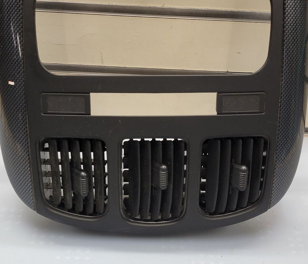 🔥01-07 Dodge Caravan Town & Country dash radio climate TRIM bezel carbon fiber