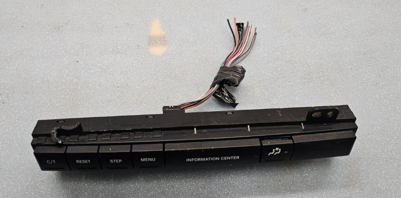 🔥06-07 Cherokee Commander Information Switch Control Instrument Panel BLACK OEM