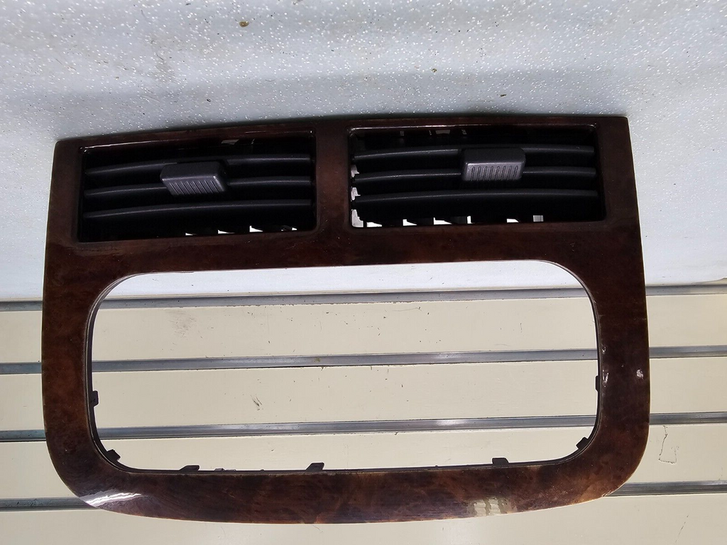 🔥99-04 Jeep Grand Cherokee Center Dash RADIO Bezel A/C Air Vent Trim woodgrain