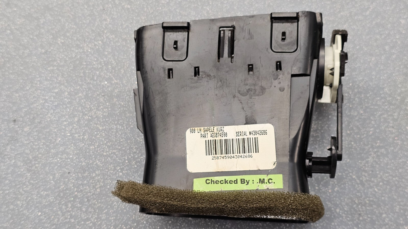🔥07-14 Silverado Sierra Dash Left Driver Air Vent Heater Conditioning Black