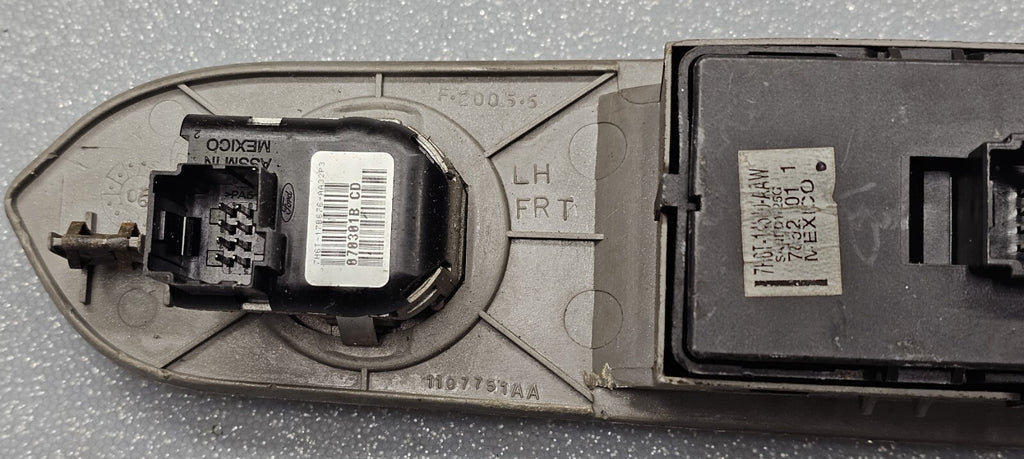 06-10 Navigator MKZ Driver Master Power Window Switch Regulator Assembly Silver