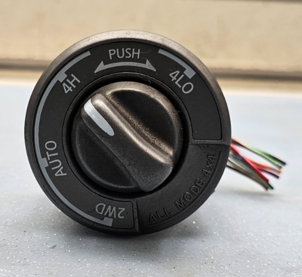🔥04-07 Titan 4x4 2wd Transfer Case Control Push Pull Switch Assembly Black