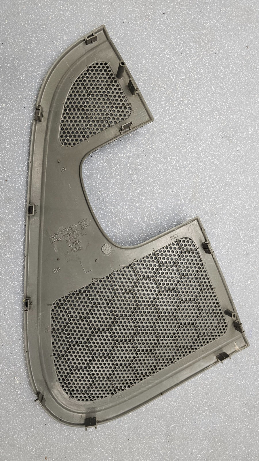 🔥04-08 Ford F150 Left Driver Door Panel Speaker Grille Cover Gray
