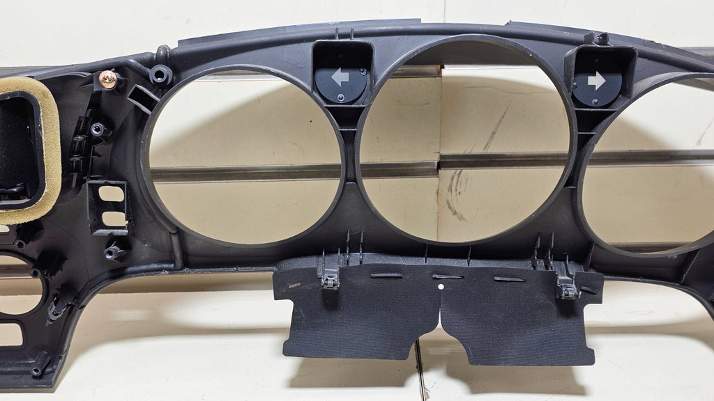 🔥99-03 Acura TL Dash Instrument Cluster Speedometer Radio Bezel Panel Black OEM