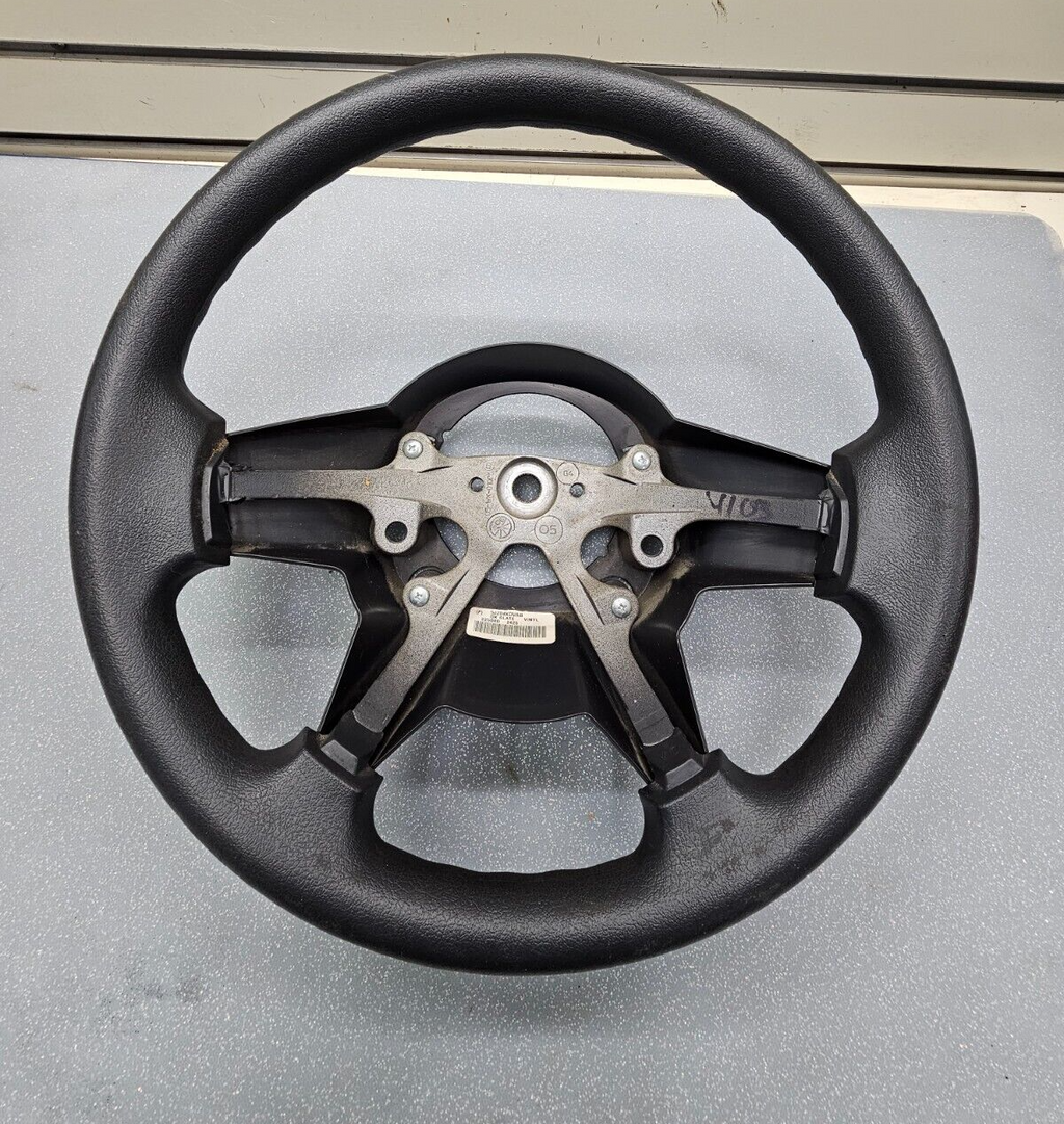 🔥2006-2007 Jeep Commander Front Steering Wheel Leather Black OEM