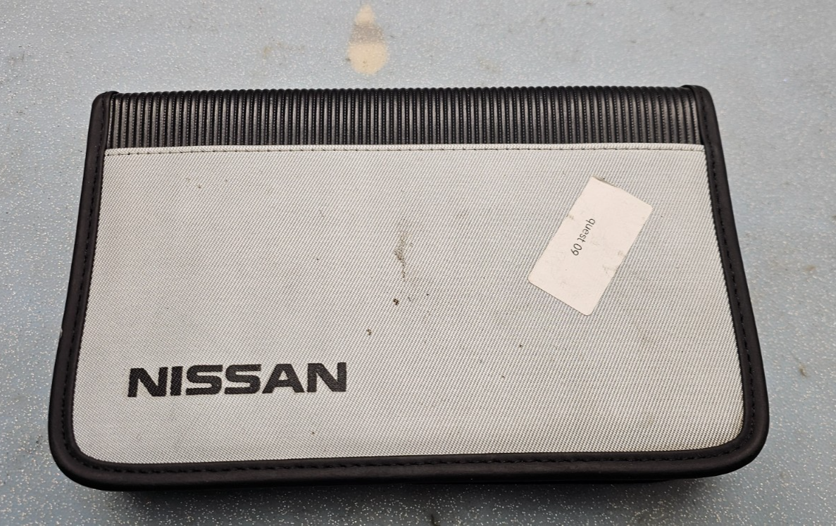 🔥2009 Nissan Quest Owner's Manual W/carry Case Pamphlets Booklets Handbook OEM