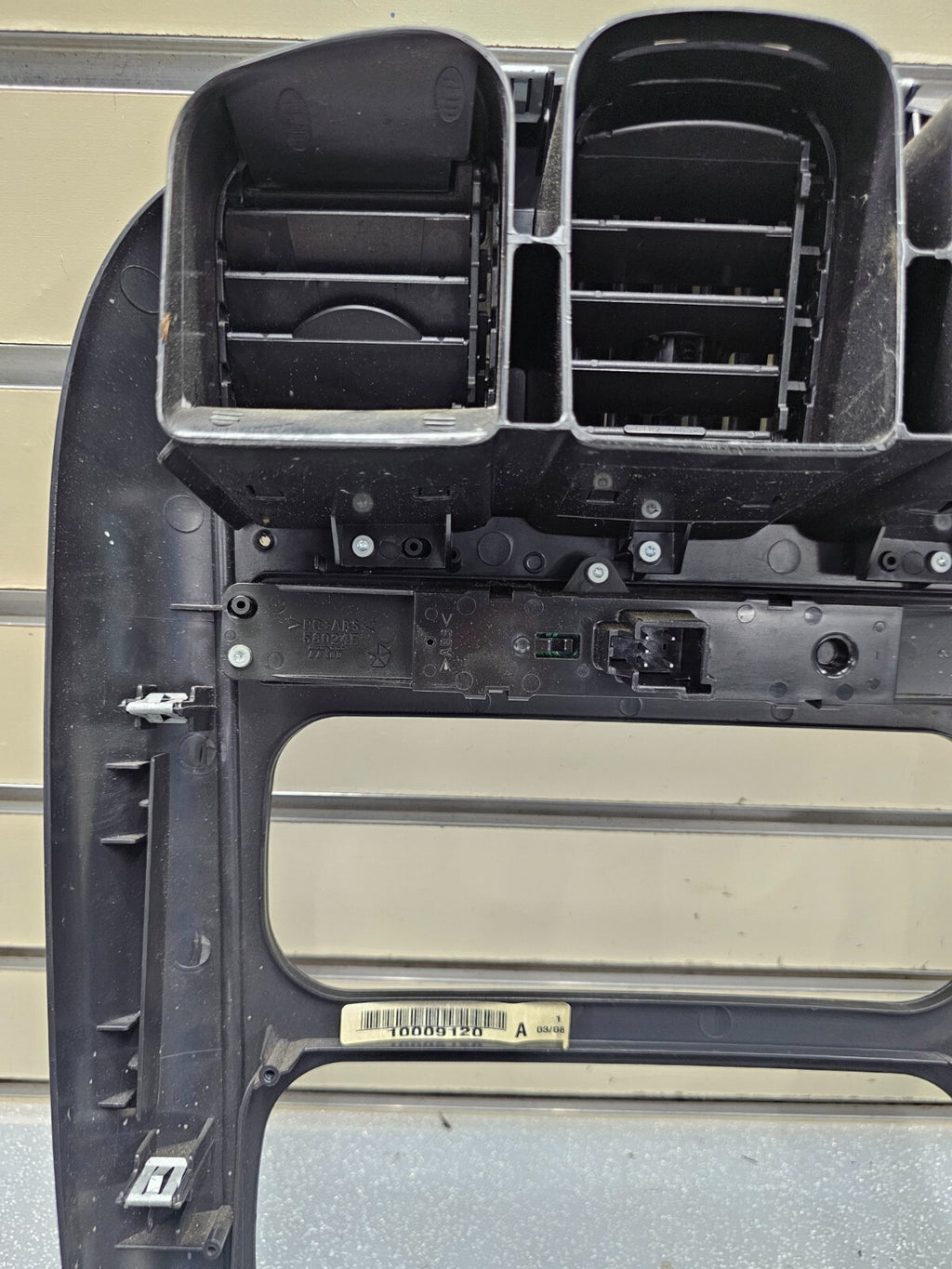 01-07 Caravan Town & Country Voyager Dash Radio Climate TRIM Bezel Carbon BLACK