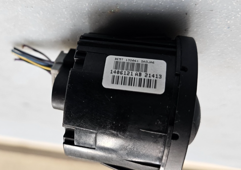 🔥14-17 Ford Fiesta 1.6L Dash Mounted Headlight Control Switch Black OEM