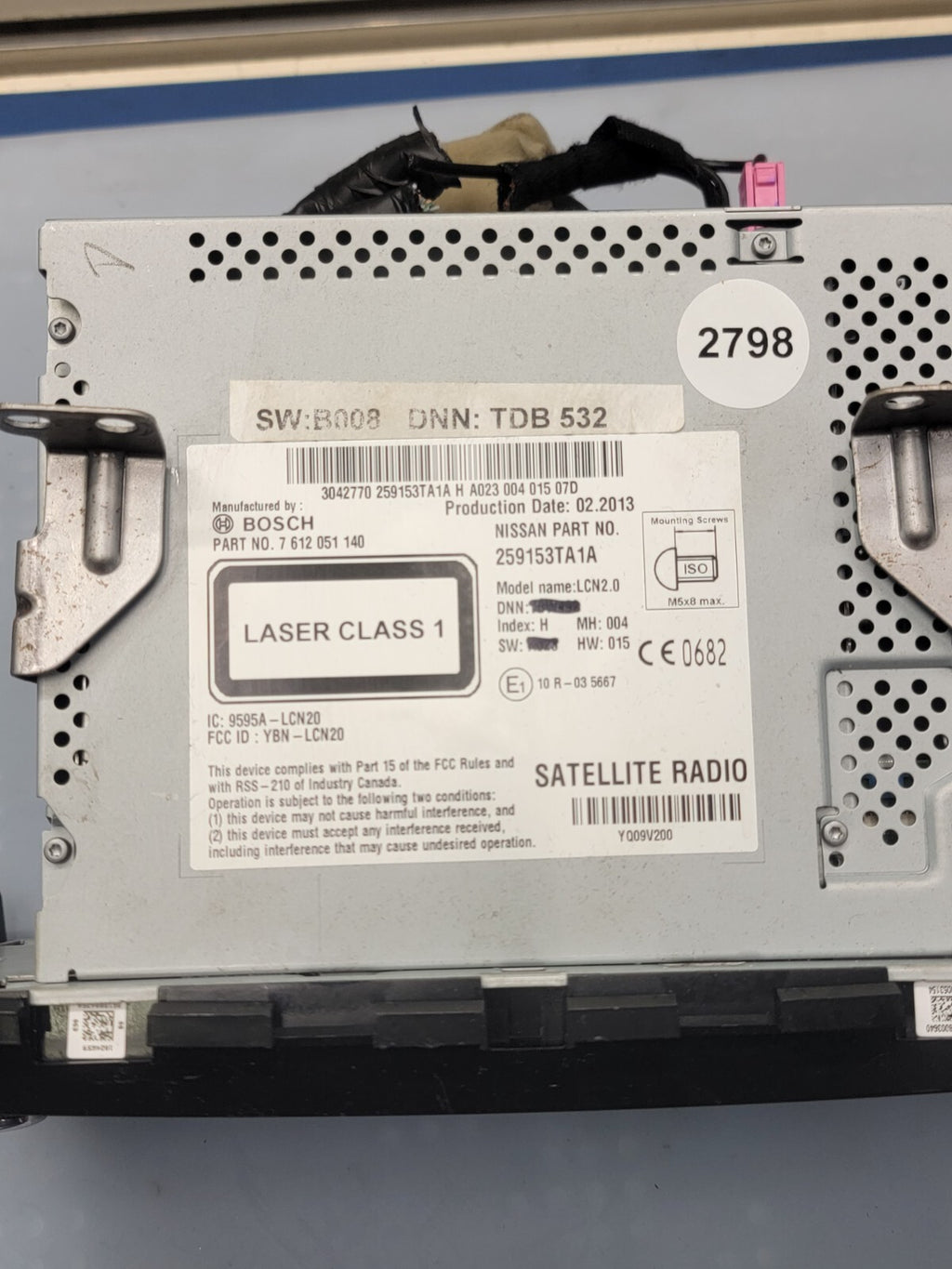 🔥2013-2014 Nissan ALTIMA RADIO Sedan AM FM CD Player with NAVIGATION OEM