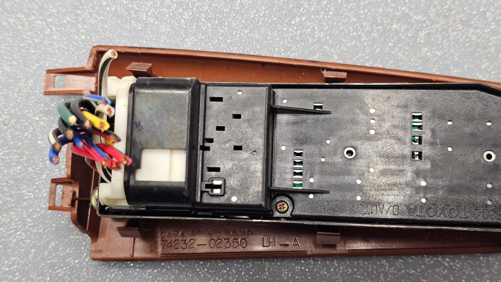 🔥03-08 Corolla Matrix Left Driver Master Power Window Switch Assembly Wood OEM