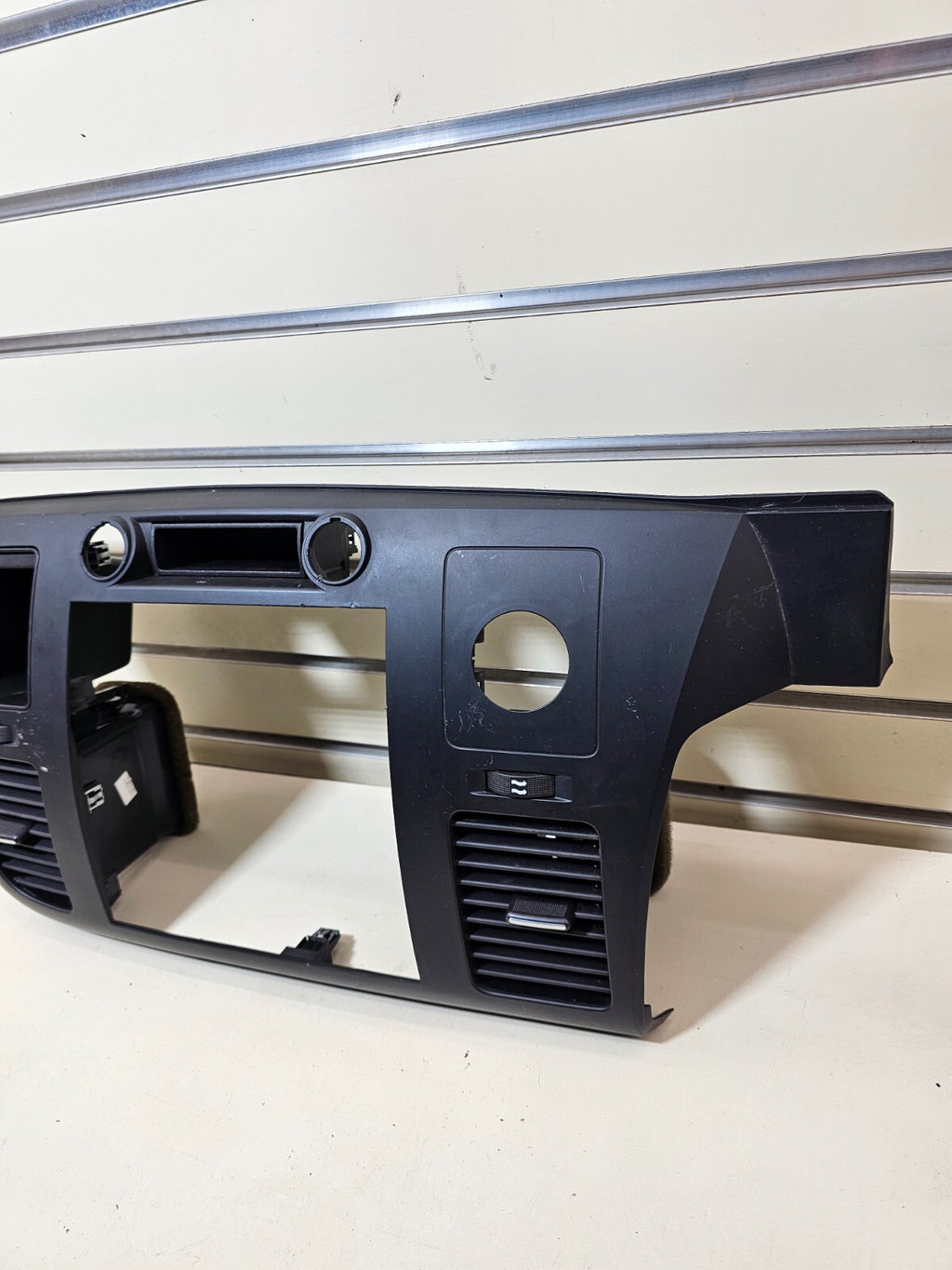 🔥07-14 Silverado SIERRA Center Dash Radio Bezel AC Climate Trim Panel BLACK B6