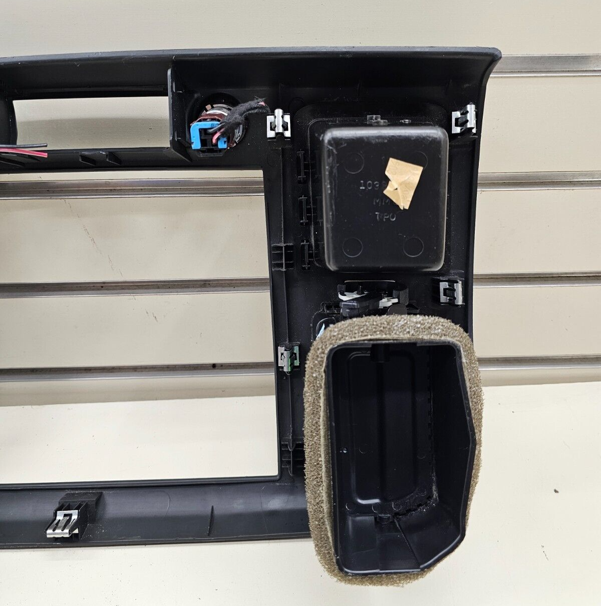 🔥07-14 Silverado SIERRA Center Dash Radio Bezel AC Climate Trim Panel Black B6