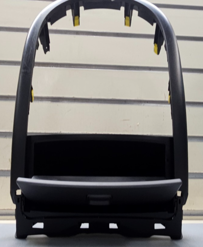 🔥12-13 SOUL Radio Bezel Lower Center Climate Dash Trim Panel Cubby Black OEM