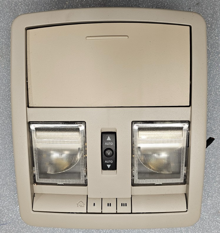 🔥05-07 Charger 13-18 Challenger Overhead Console Dome Map Light Storage Tan