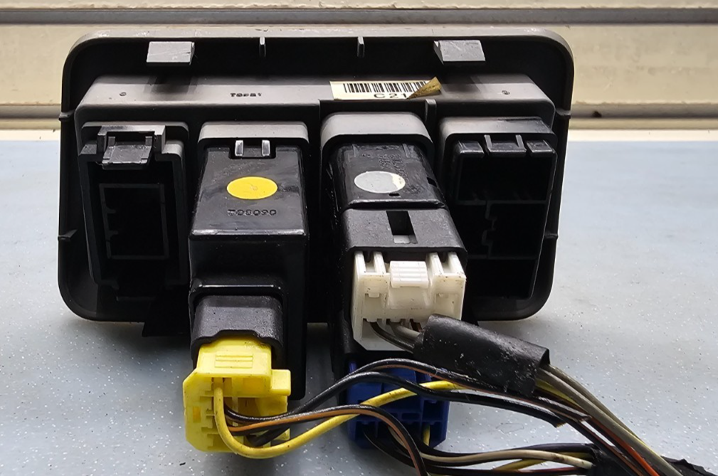 🔥07-09 Hyundai Santa Fe Dash Switch Panel Dimmer Lock Fog Light Control Silver
