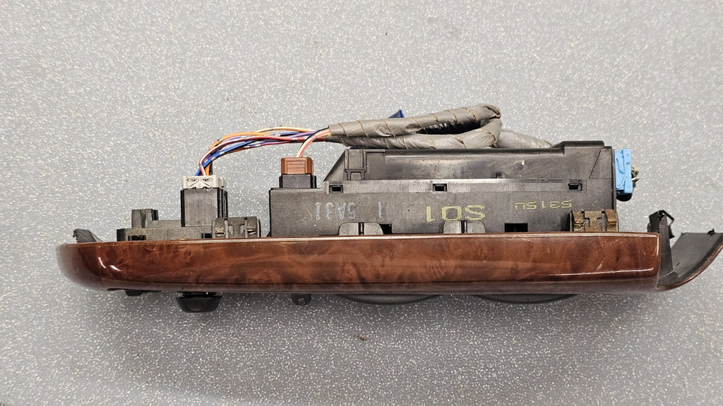 🔥01-06 Acura MDX Left Driver Master Power Window Control Switch Assembly Wood