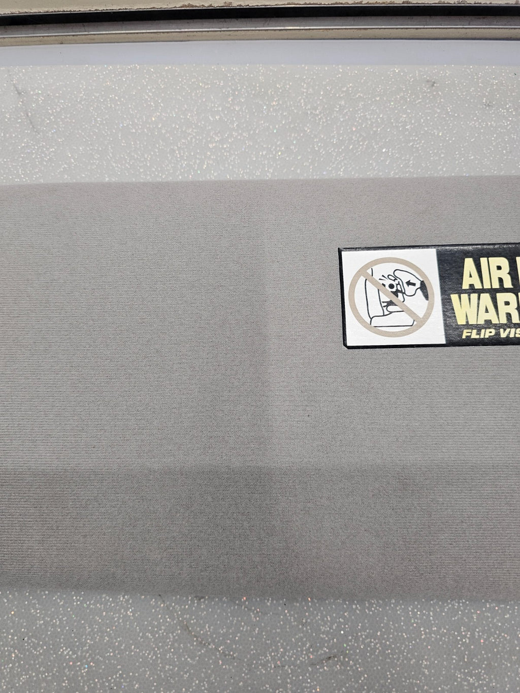🔥2006-2010 Hyundai Sonata Sun Visor Driver Left Side Cloth Gray