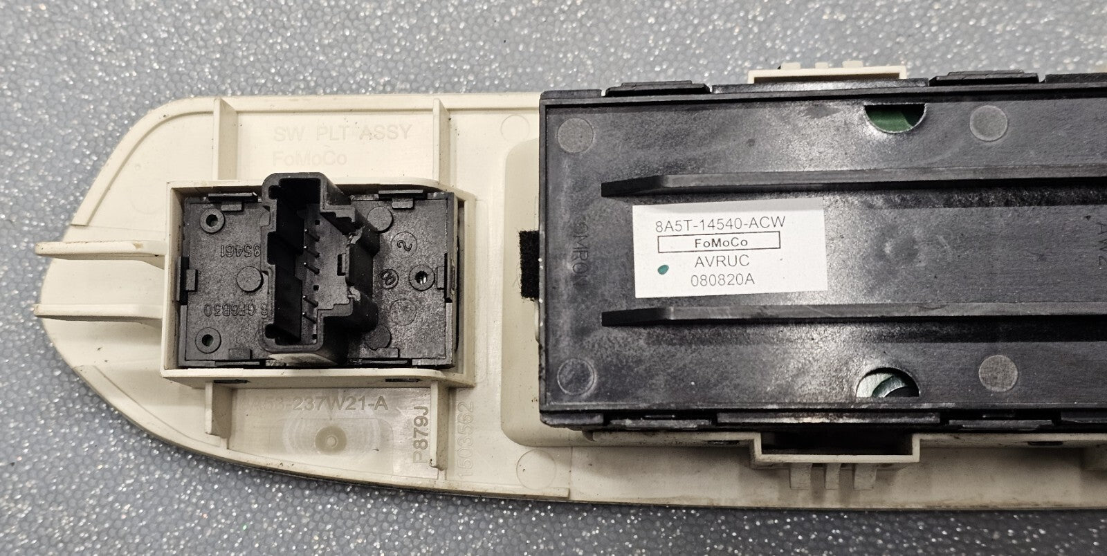 09-12 Lincoln MKS MKT Left Driver Master Power Door Window Control Switch LT Tan