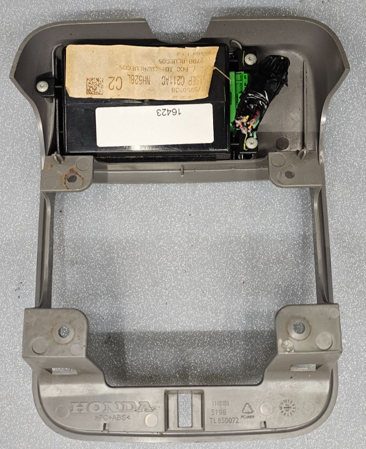 🔥04-08 ACURA TL FRONT OVERHEAD CONSOLE SUNROOF DOME MAP LIGHT TRIM CEILING GRAY