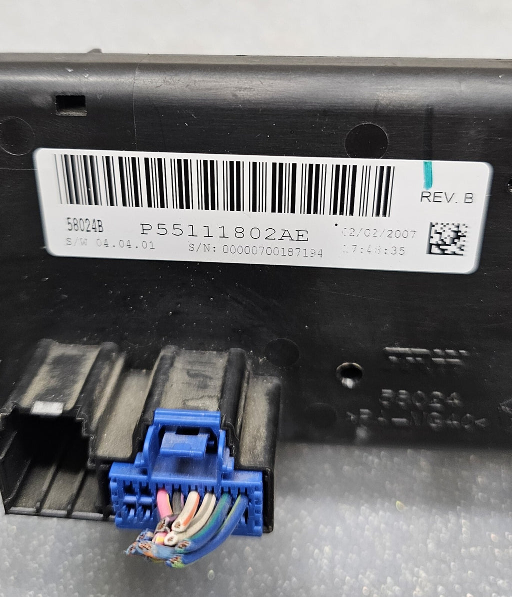 🔥07-09 Dodge Nitro Dash A/C Heater Temperature Climate Control Unit OEM