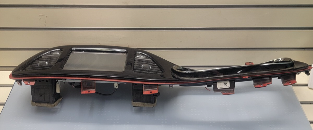 🔥13- 16 DODGE DART CLUSTER RADIO BEZEL WITH NAVIGATION DISPLAY SCREEN black/red
