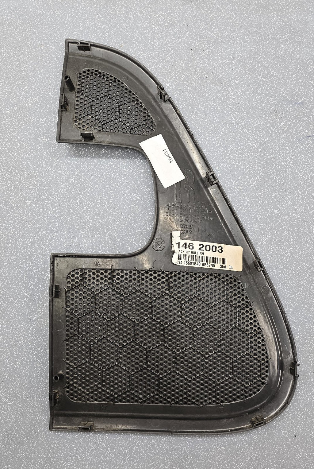 🔥04-08 Ford F150 Right Passenger Door Panel Speaker Grille Cover Black