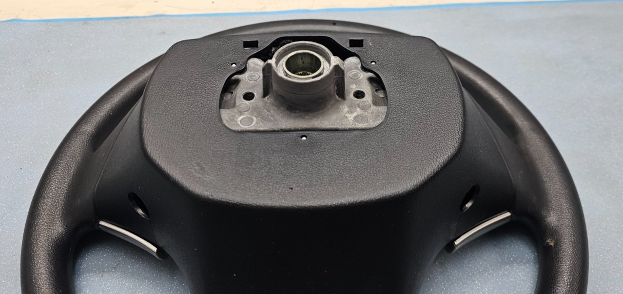 🔥07-09 Elantra Left Driver Steering Column Wheel Cruise Control Leather Black