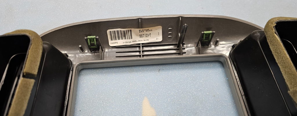 🔥01-07 FORD ESCAPE CENTER DASH RADIO A/C CLIMATE TRIM BEZEL SILVER OEM