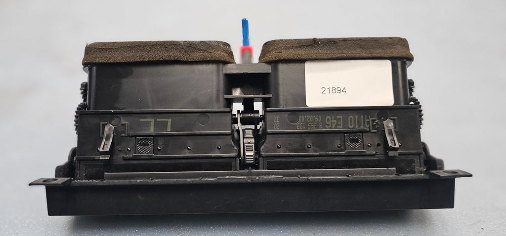 🔥01-06 BMW E46 325i 325ci 330ci Center Dash AC A/C HVAC Air Vent Heater Black