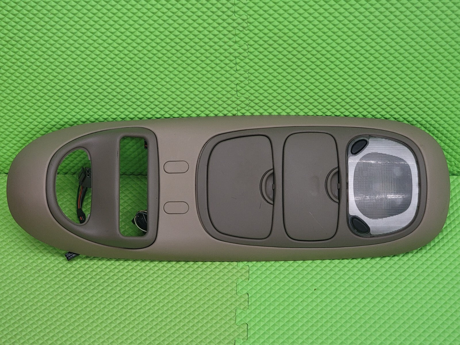 🔥97-02 Ford Expedition Overhead Climate Console Map Light Display OEM TAN